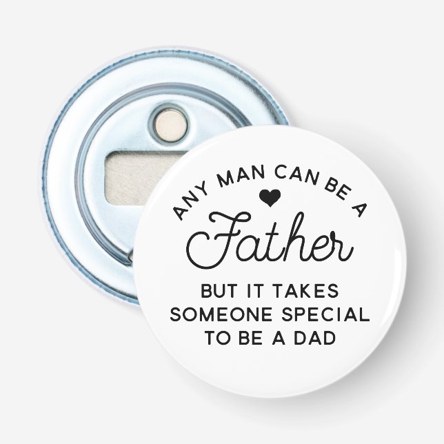 Speciell Pappa-offertdesign Flasköppnare (Framsidan)