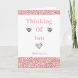 Speciell personlig som tänker på ditt kort