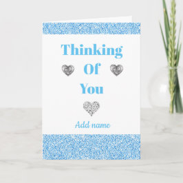 Speciell personlig som tänker på ditt kort