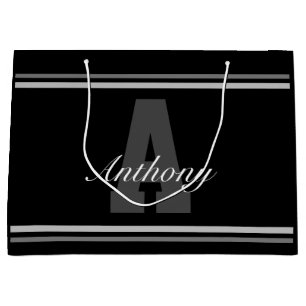 Speciell personlig-typografi namn-presentväska