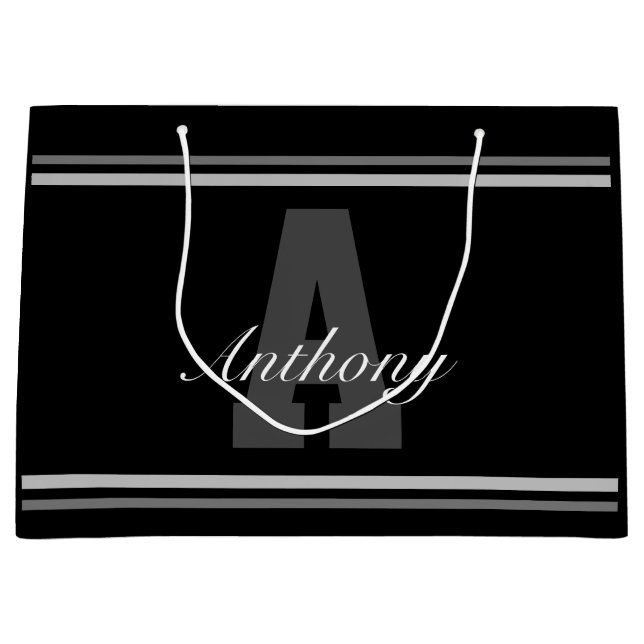 Speciell personlig-typografi namn-presentväska (Framsidan)