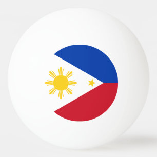 Speciell ping pong boll med Flagga Filippinerna