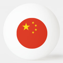 Speciell pingpong boll med Flagga av China