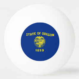 Speciell pingpong boll med Flagga av Oregon-staten