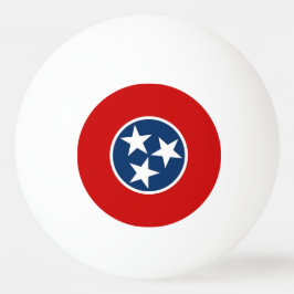 Speciell pingpong boll med Flagga av Tennessee