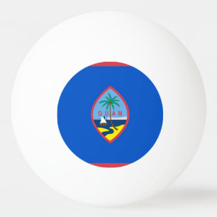Speciell pingpong boll med Flagga Guam