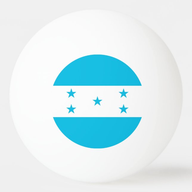 Speciell pingpong boll med Flagga Honduras (Baksidan)