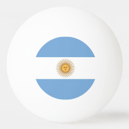 Speciell pingpong boll med Flagga i Argentina