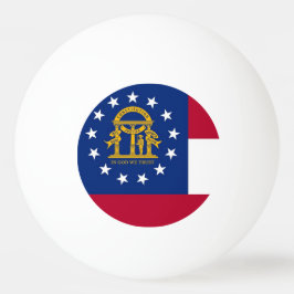 Speciell pingpong boll med Flagga i Georgien