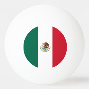 Speciell pingpong boll med Flagga i Mexiko