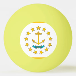 Speciell pingpong boll med Flagga i Rhode island