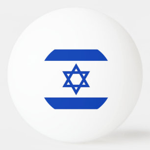 Speciell pingpong boll med Flagga Israel