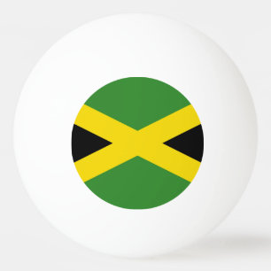 Speciell pingpong boll med Flagga Jamaica