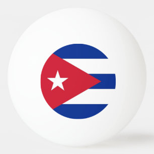Speciell pingpong boll med Flagga Kuba