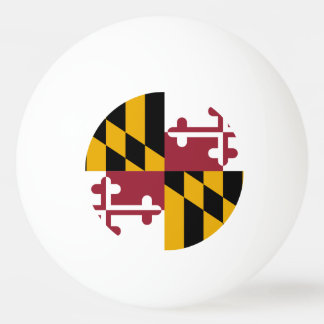 Speciell pingpong boll med Flagga Maryland