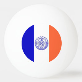 Speciell pingpong boll med Flagga New York City