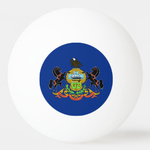 Speciell pingpong boll med Flagga Pennsylvania