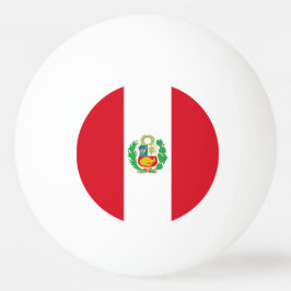Speciell pingpong boll med Flagga Peru