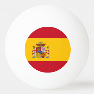 Speciell pingpong boll med Flagga Spanien