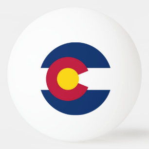 Speciell pingpongboll med den statliga flagga av