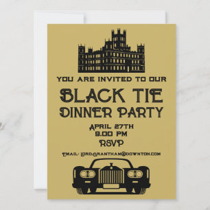 Speciell Posh Dinner Party Inbjudan