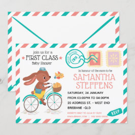 Speciell post Office Baby Shower Inbjudningar