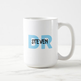 Speciell present till manlig läkare med blå DR-nam Kaffemugg