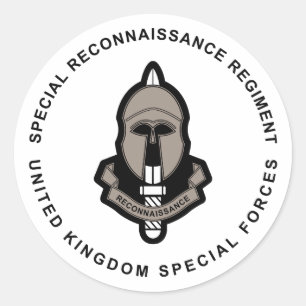 Speciell ReconnaissanceRegiment Runt Klistermärke