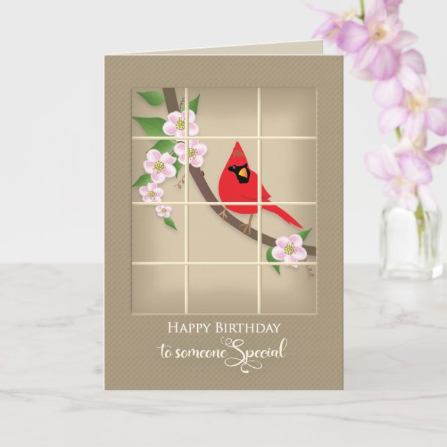 Speciell, Red Cardinal/Flowers Kort (Orkide)