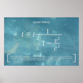Speciell relativitet - Poster matematik