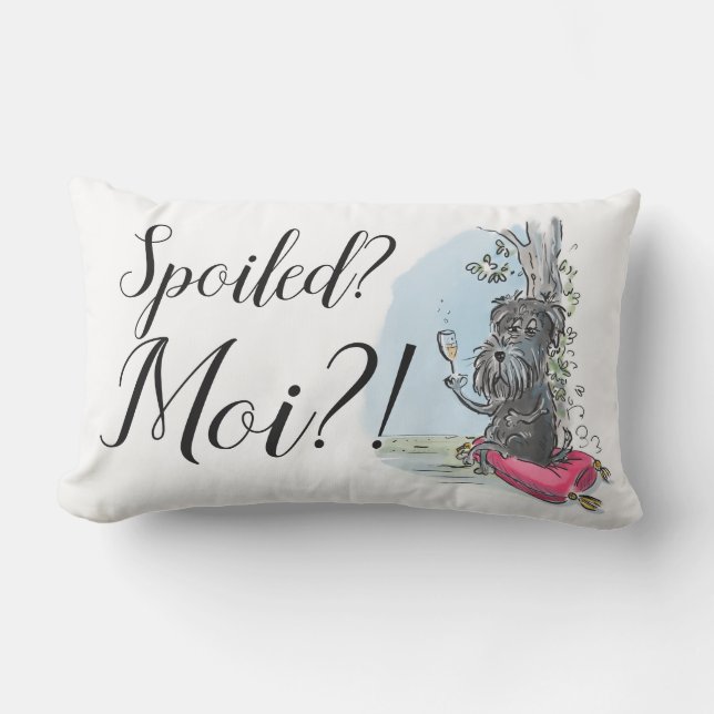 Speciell Schnauzer Dekorativ kudde (Framsida)