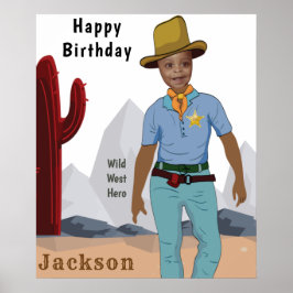 Speciell sheriff Original Lägg till bild för Kids Poster