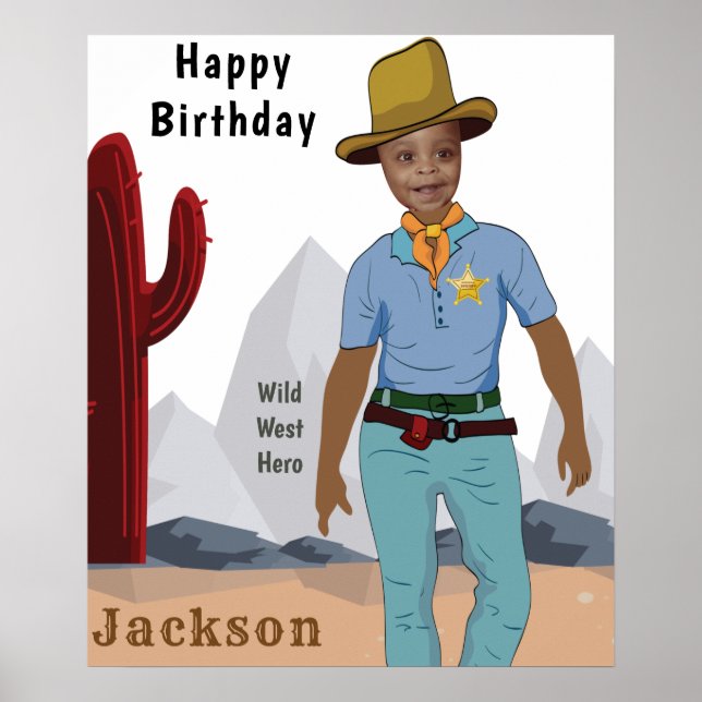 Speciell sheriff Original Lägg till bild för Kids  Poster (Framsidan)