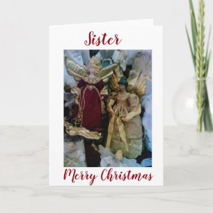***SPECIELL SISTER*** ÄNGLAR FÖR DIG I CHRISTMAS HELGKORT