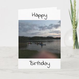 SPECIELL SJÖ EFFEKT MED BIRTHDAY ÖNSKEMÅL FÖR DIG KORT