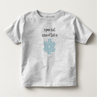 Speciell snöflake småbarn t-shirt