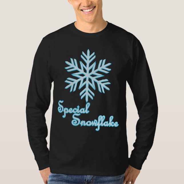 Speciell snöflummel - fin jul t shirt (Framsida)