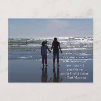 Speciell sort för Syster-en av det dubbla kortet Vykort