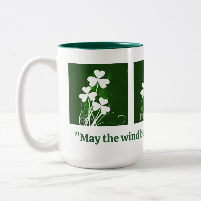 Speciell St. Patrick's Day Coffee Mugg (Vänster)