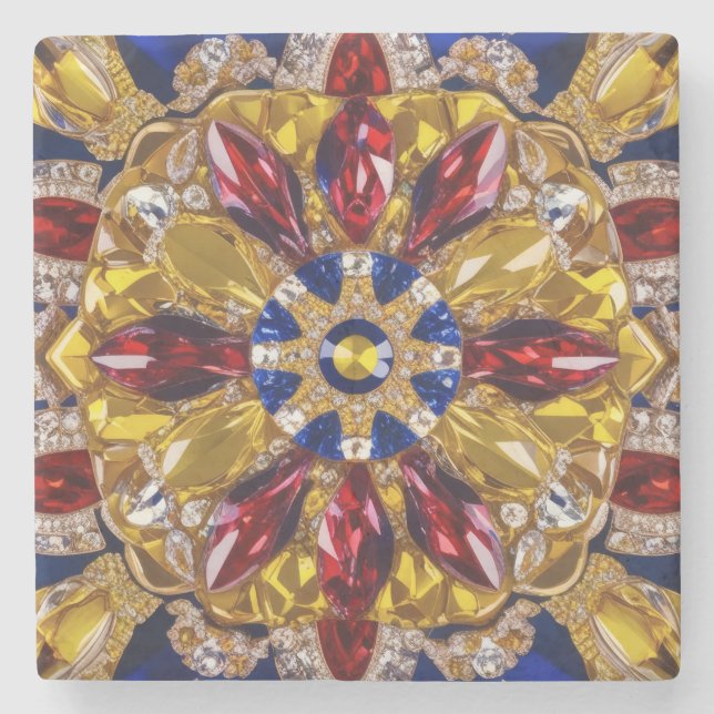 Speciell sten underlägg med Colombia Färg (Framsidan)