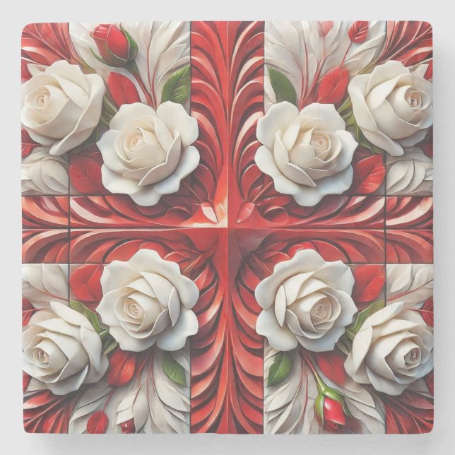 Speciell sten underlägg med engelska Ro Design (Framsidan)