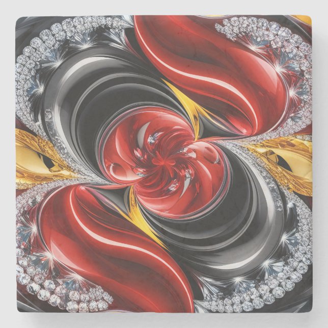 Speciell sten underlägg med Färg i Tyskland (Framsidan)