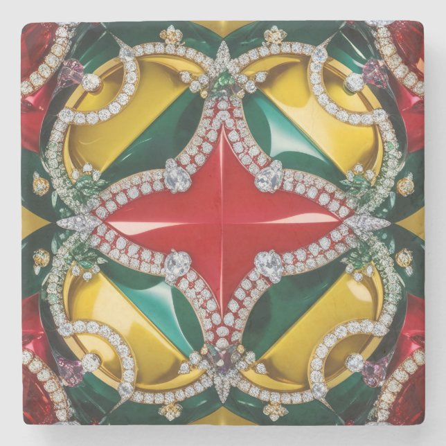 Speciell sten underlägg med Los Angeles Färg (Framsidan)