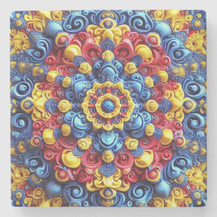 Speciell sten underlägg med rumänska Färg