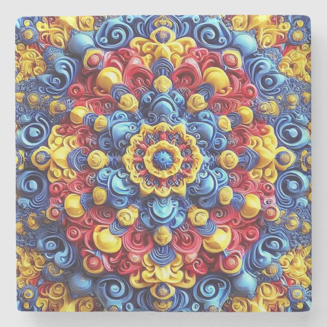 Speciell sten underlägg med rumänska Färg (Framsidan)