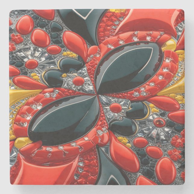 Speciell sten underlägg med Tysklant Färg (Framsidan)