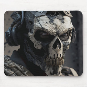 Speciell Tvinga Soldier Ghost Mask för spelmusmatt Musmatta