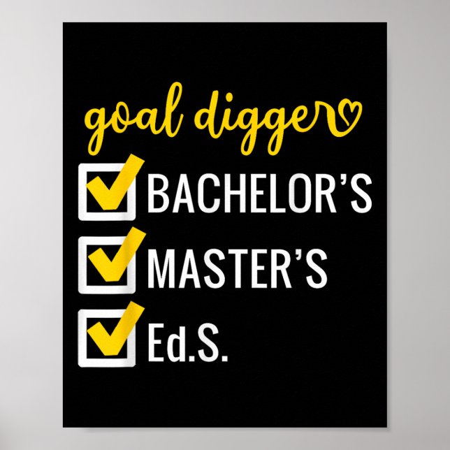 Speciell utbildning för måldigger inspirationcitat poster (Framsidan)