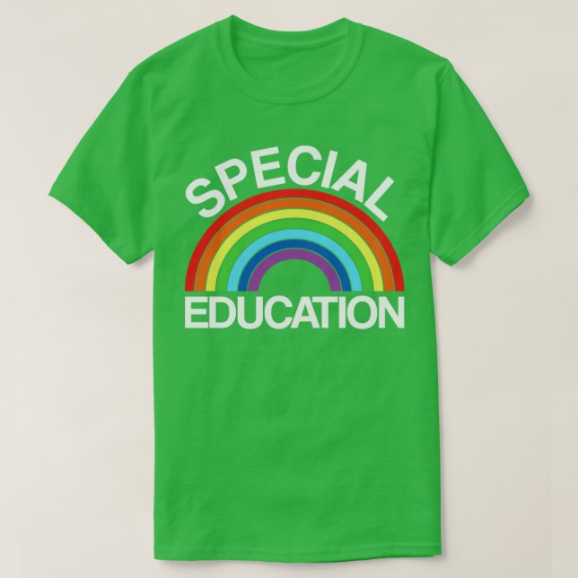 Speciell utbildning för spjälslärare t shirt (Design framsida)