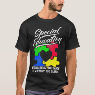 Speciell utbildning - ingen utmaning för hårt utan t shirt